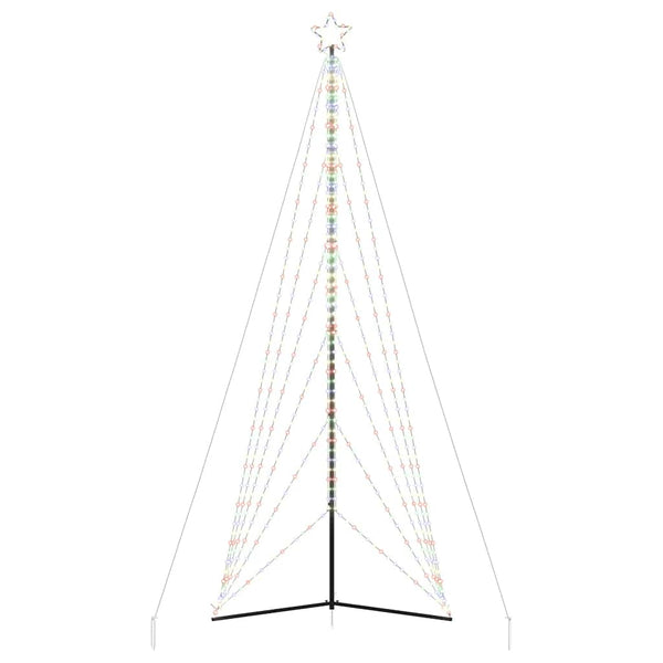 Värikäs joulukuusen led-valot Vichentia 480cm (861 led-valoa)