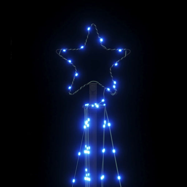 Sinistä joulukuusenvalo Rebekka 180cm (339 led-valoa)