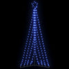 Sinistä joulukuusenvalo Rebekka 180cm (339 led-valoa)