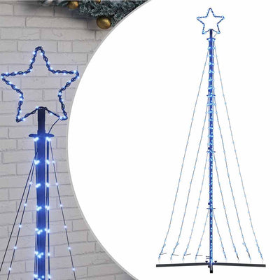 joulukuusenvalo 447 LED-valoa sininen 250 cm