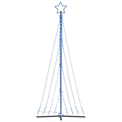 joulukuusenvalo 447 LED-valoa sininen 250 cm