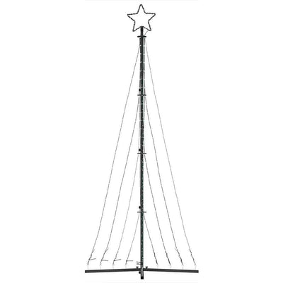 Joulukuusen LED-valot 447 LED-valoa värikäs 250 cm
