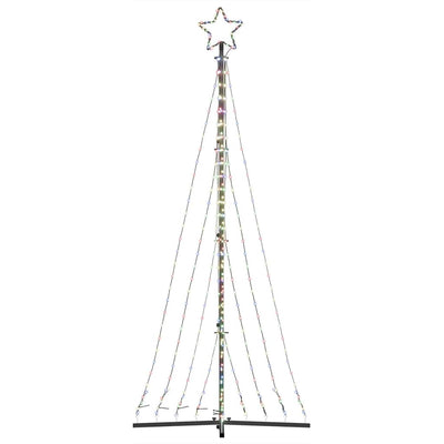 Joulukuusen LED-valot 447 LED-valoa värikäs 250 cm