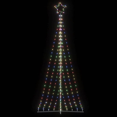 Joulukuusen LED-valot 447 LED-valoa värikäs 250 cm