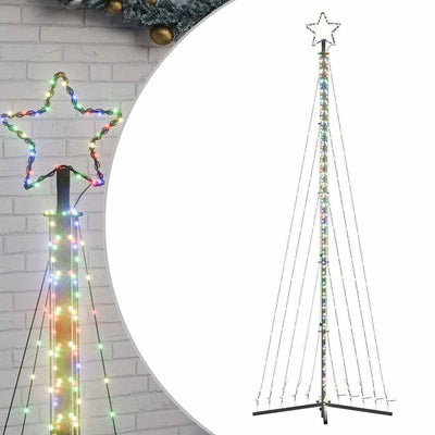 Joulukuusen LED-valot 495 LED-valoa värikäs 300 cm