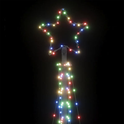 Joulukuusen LED-valot 495 LED-valoa värikäs 300 cm
