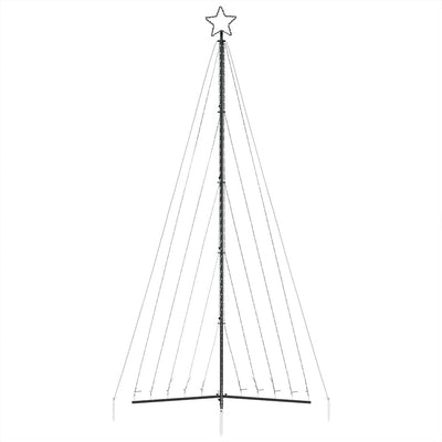 Joulukuusen LED-valot 570 LED-valoa kylmä valkoinen 400 cm