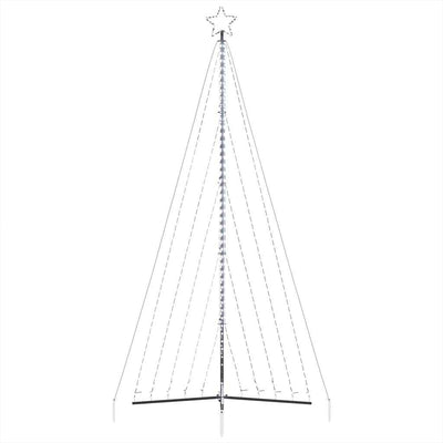 Joulukuusen LED-valot 570 LED-valoa kylmä valkoinen 400 cm