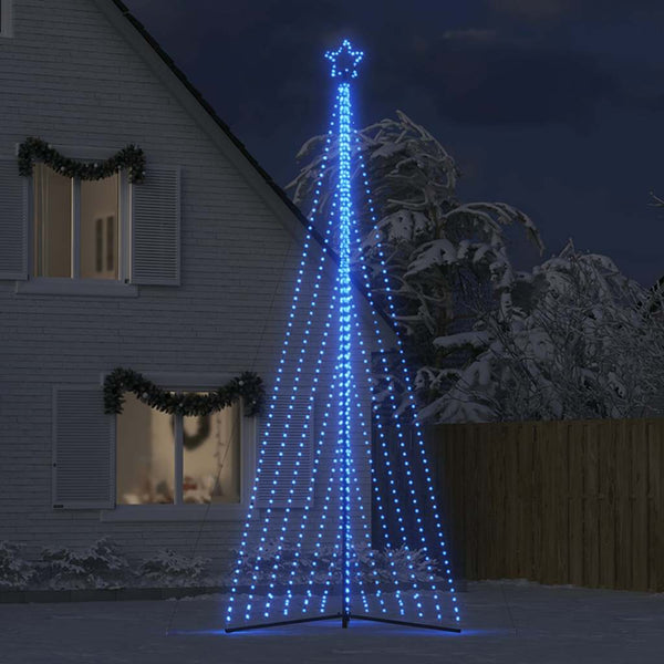 Sinistä joulukuusenvalo Rebekka 480cm (789 led-valoa)