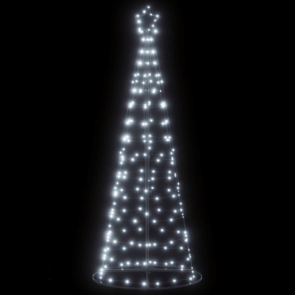 Valkoinen led joulukuusi Esmaeil 182cm (200 kpl)