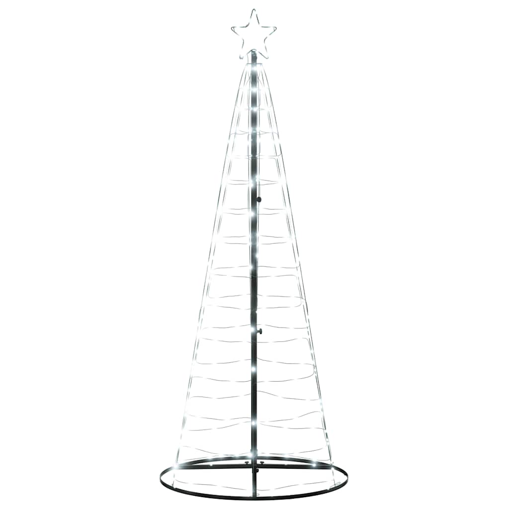 Valkoinen led joulukuusi Esmaeil 182cm (200 kpl)