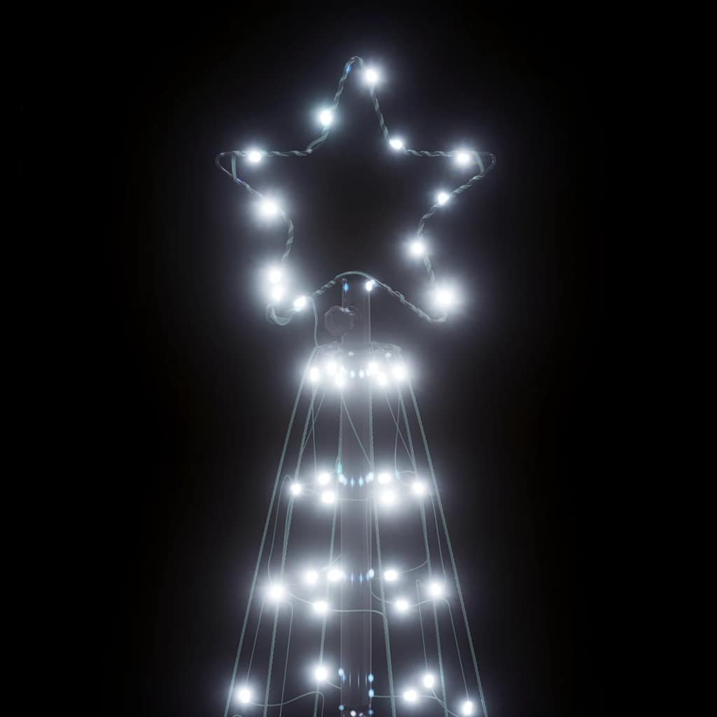 Valkoinen led joulukuusi Esmaeil 182cm (200 kpl)