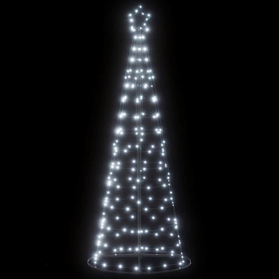 Valkoinen led joulukuusi Esmaeil 182cm (200 kpl)