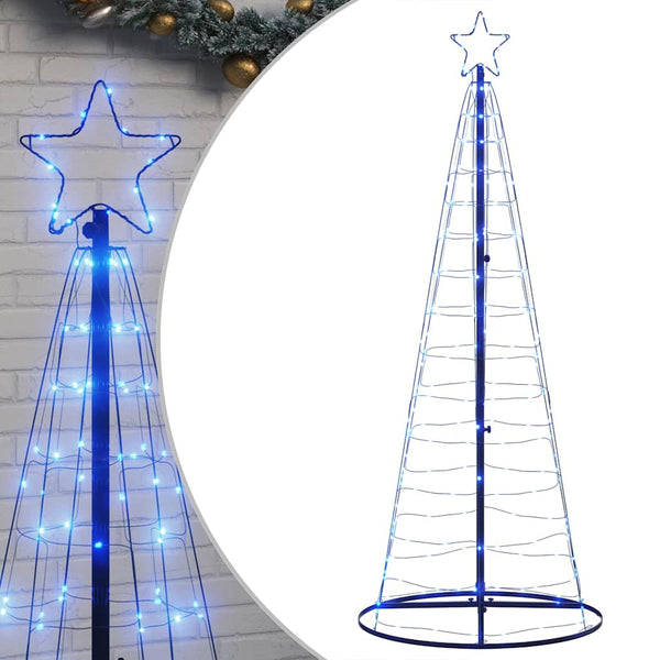 LED joulukuusi 200 LEDiä Sininen 180 cm
