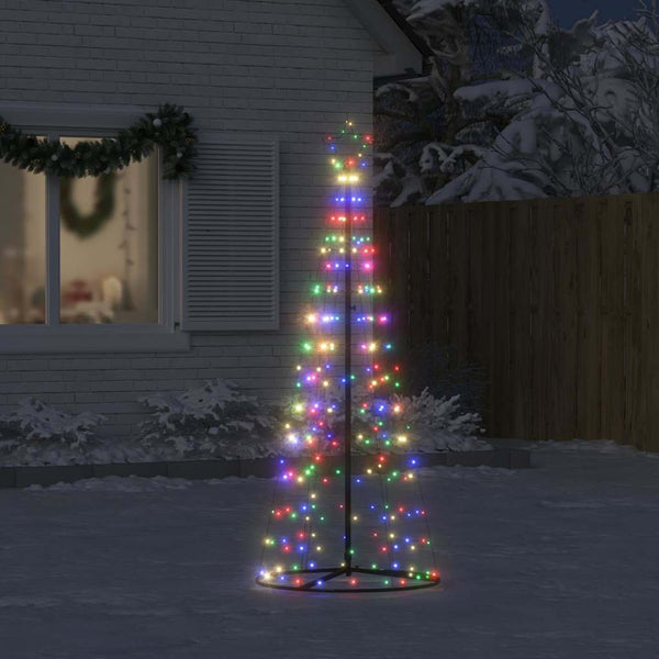 LED joulukuusi 200 LEDiä Värikäs 180 cm