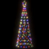 LED joulukuusi 200 LEDiä Värikäs 180 cm