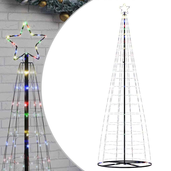 LED joulukuusi 550 LEDiä Värikäs 300 cm