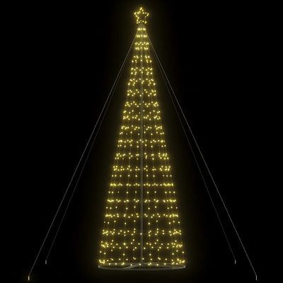 Lämmin valkoinen led joulukuusi Esmaeil 503cm (1534 ledit)