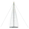LED joulukuusi 1534 LEDiä Värikäs 500 cm