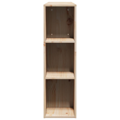 Sängynpääty säilytystilalla 135 cm täysi mänty