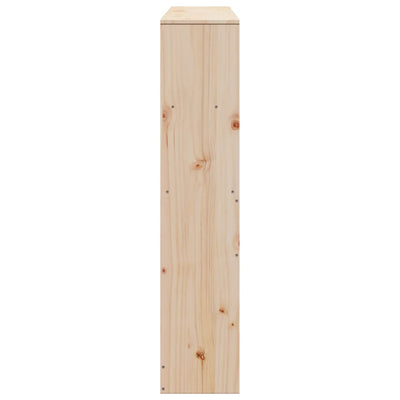 Sängynpääty säilytystilalla 160 cm täysi mänty