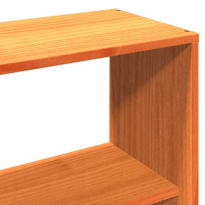 Vahanruskea sängynpääty säilytystilalla Saluc 160cm (mänty)