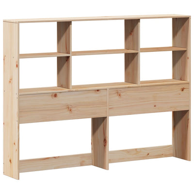 Sängynpääty säilytystilalla 150 cm täysi mänty