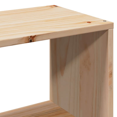 Sängynpääty säilytystilalla 100 cm täysi mänty