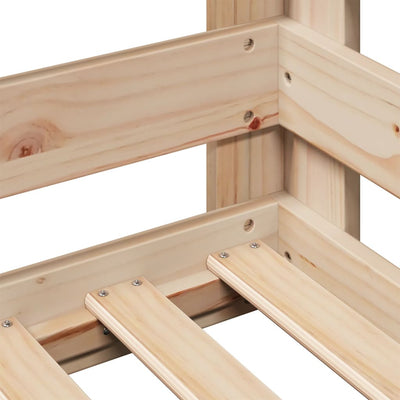 Sängynrunko ilman patjaa Rozetta 75x190cm (mänty)