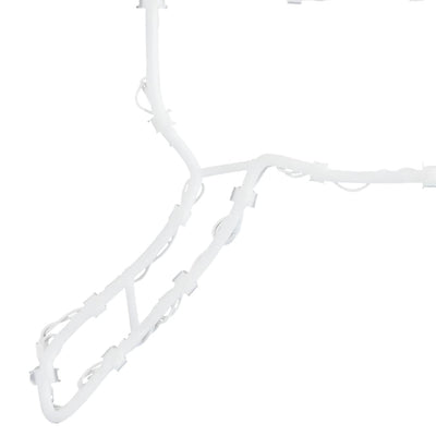 Lämmin valkoinen jouluvalot poro silhouette Mihalic 35 LEDiä (2 kpl)