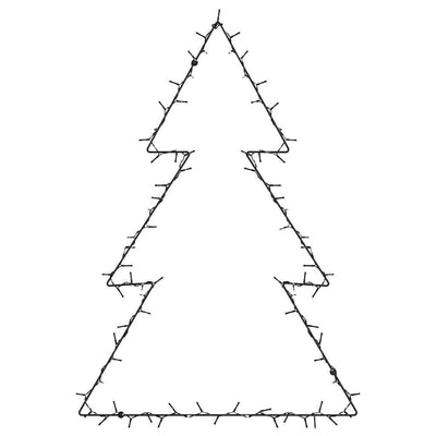 Lämmin valkoinen jouluvalot joulukuusi silhouette Scharlotte 115 LEDs