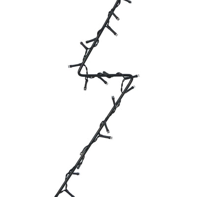 Lämmin valkoinen jouluvalot joulukuusi silhouette Scharlotte 115 LEDs