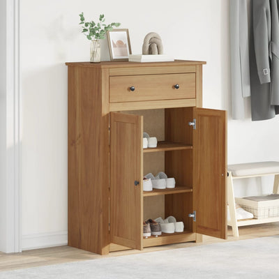 Kenkäkaappi Panama 80x40x114 cm täysi mänty