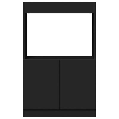 Kaappi musta 63x33x100 cm tekninen puu