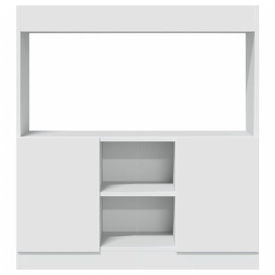 Kaappi valkoinen 92x33x100 cm tekninen puu