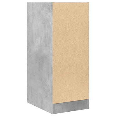 Apteekkarinkaappi betoninharmaa 30x41x77,5 cm tekninen puu