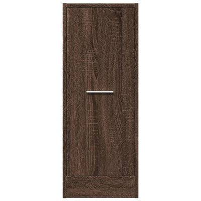 Apteekkarinkaappi ruskea tammi 30x41x77,5 cm lastulevy