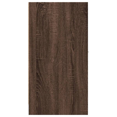 Apteekkarinkaappi ruskea tammi 30x41x77,5 cm lastulevy