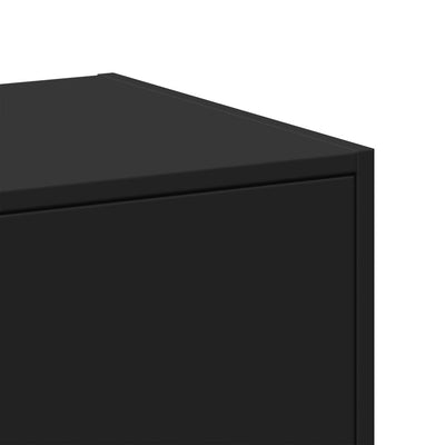 Musta apteekkarinkaappi Var 30x41x118cm (puinen)