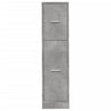 Betoninharmaa apteekkarinkaappi Var 30x41x118cm (puinen)