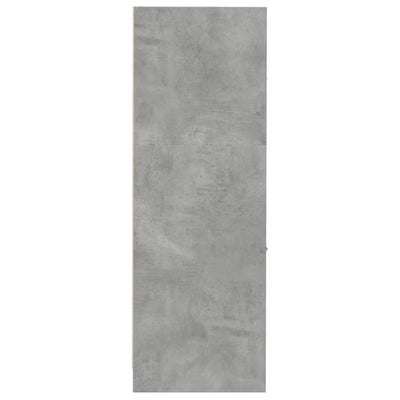 Apteekkarinkaappi betoninharmaa 30x41x118 cm tekninen puu