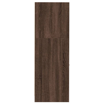 Ruskea apteekkarinkaappi Var 30x41x118cm (tammi, puinen)