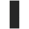 Musta apteekkarinkaappi Var 40x41x118cm (puinen)