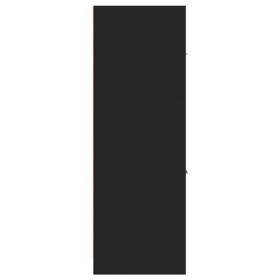 Musta apteekkarinkaappi Var 40x41x118cm (puinen)