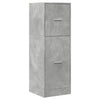 Apteekkarinkaappi betoninharmaa 40x41x118 cm tekninen puu