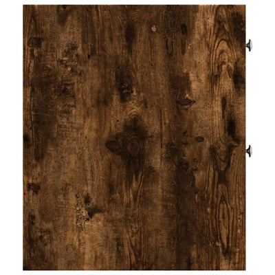 Savutammi kapea kylpyhuonekaappi pyörillä Arthur (puinen)