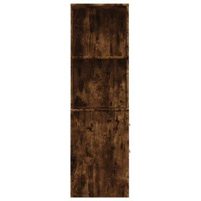 Savutammi kapea kylpyhuonekaappi pyörillä Gellerd (puinen)