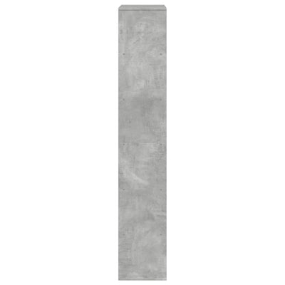 Kirjahylly betoninharmaa 100x33x187,5 cm tekninen puu