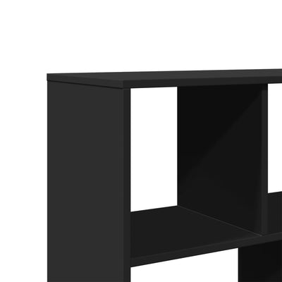 Kirjahylly musta 100x33x156,5 cm tekninen puu
