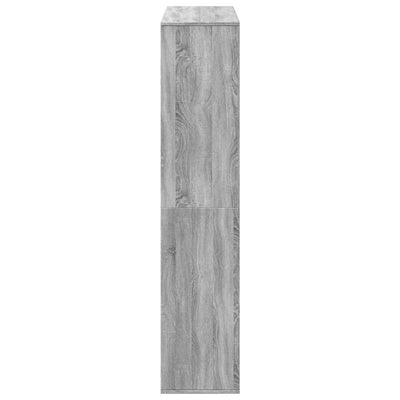Kirjahylly harmaa Sonoma 100x33x156,5 cm tekninen puu